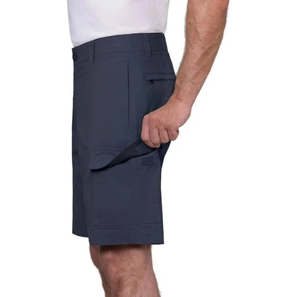 Wearfirst Men’s Classic Fit Stretch Lightweight Cargo Short, Blue, 44 - Picture 4 of 5
